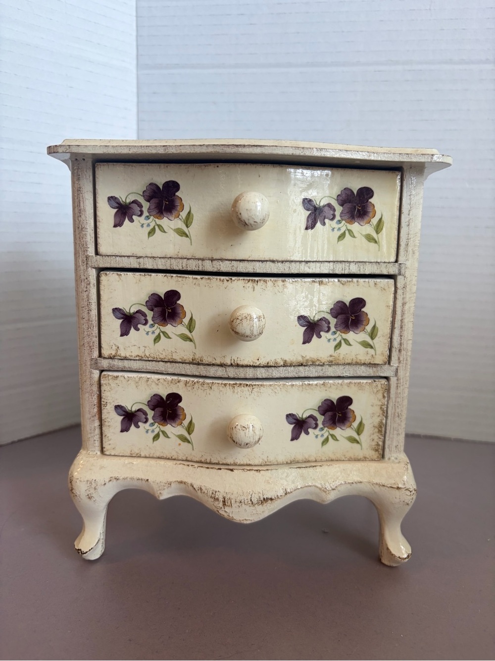 Italian Florentine Chest of Drawers - Dresser Jewelry Box